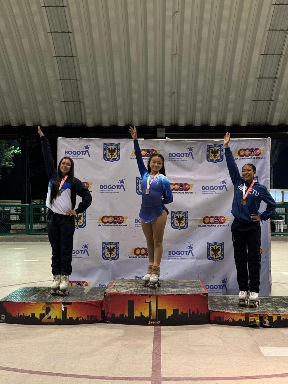 Gretel receiving the championship award
